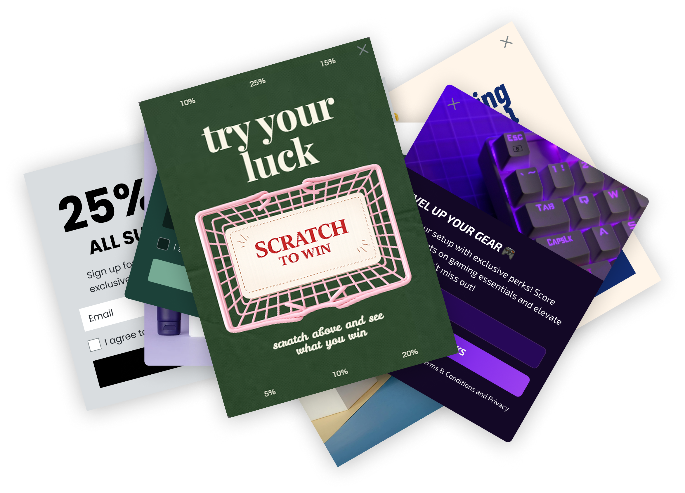 Sleeknote gamified popups