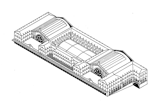 Sketch of the station
