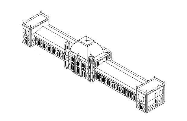 Sketch of the station