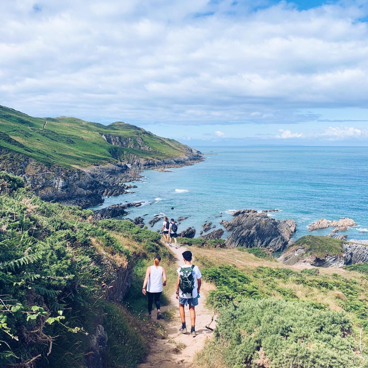 Beautiful coastal scenery of North Devon.