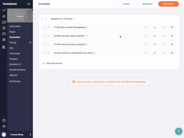 Demo of adding custom code to your teachable course
