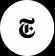The New York Times black letter T logo on white background.