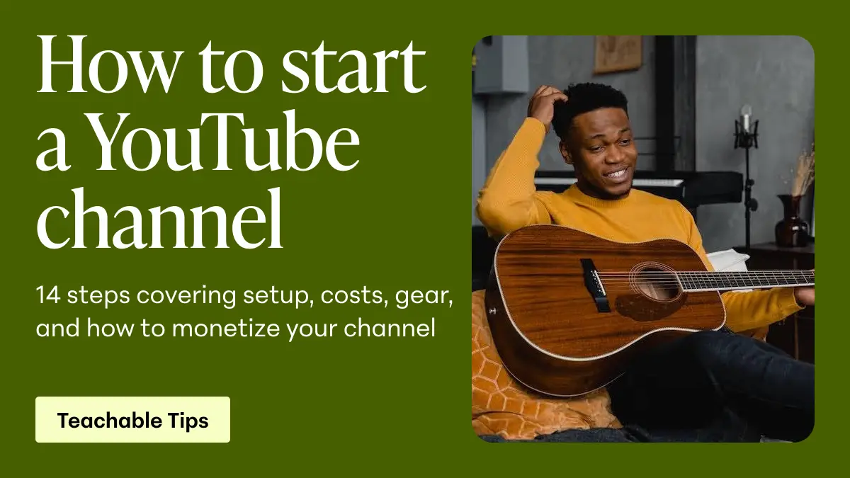 How to start a YouTube channel for beginners