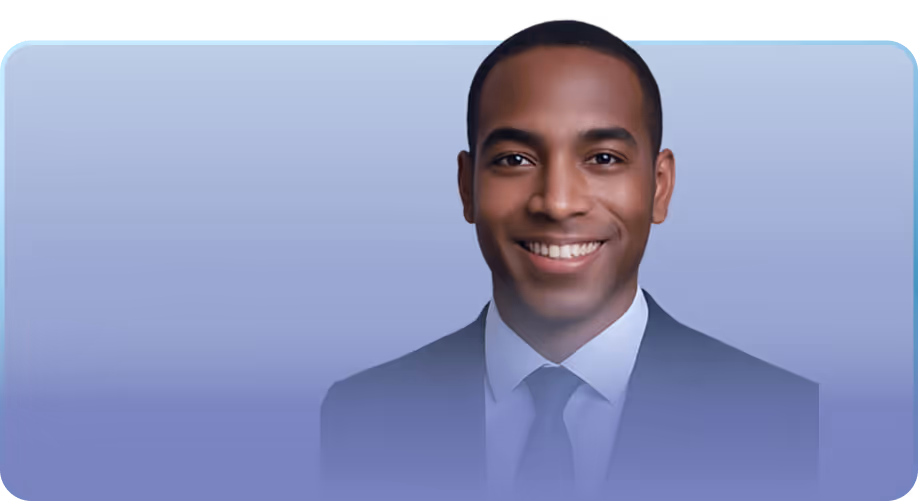 Smiling businessman representing accountants industry - AI agents use case