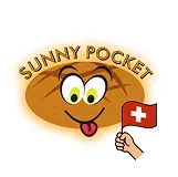 Logo SUNNY POCKET SUISSE avec drapeau suisse