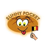 Logo Sunny Pocket BENELUX avec drapeau belge