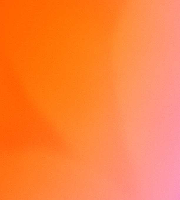 A bright orange background with a pink edge.