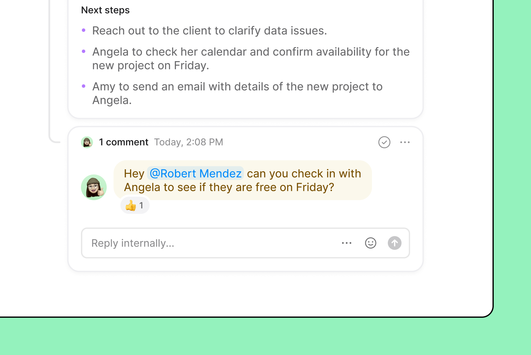 OpenPhone call transcripts coaching