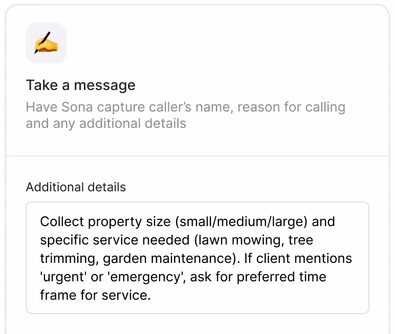 Never miss a phone call with Sona