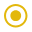 Yellow circular icon with a clock and a notification bell symbol, indicating automatic recording notifications.