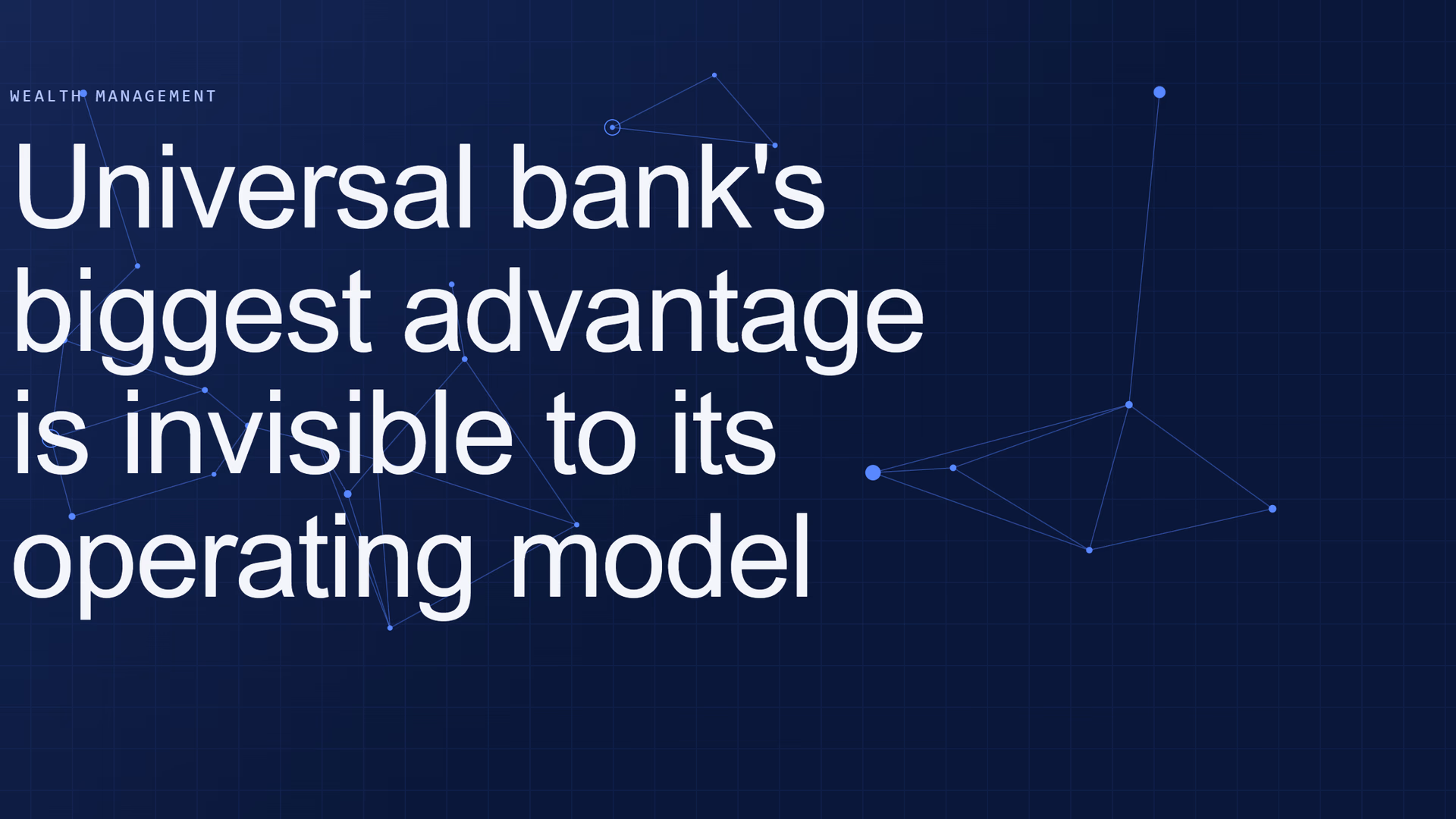 Blog - Featured -  The coordination tax: the universal bank's biggest advantage is invisible to its operating model - EN