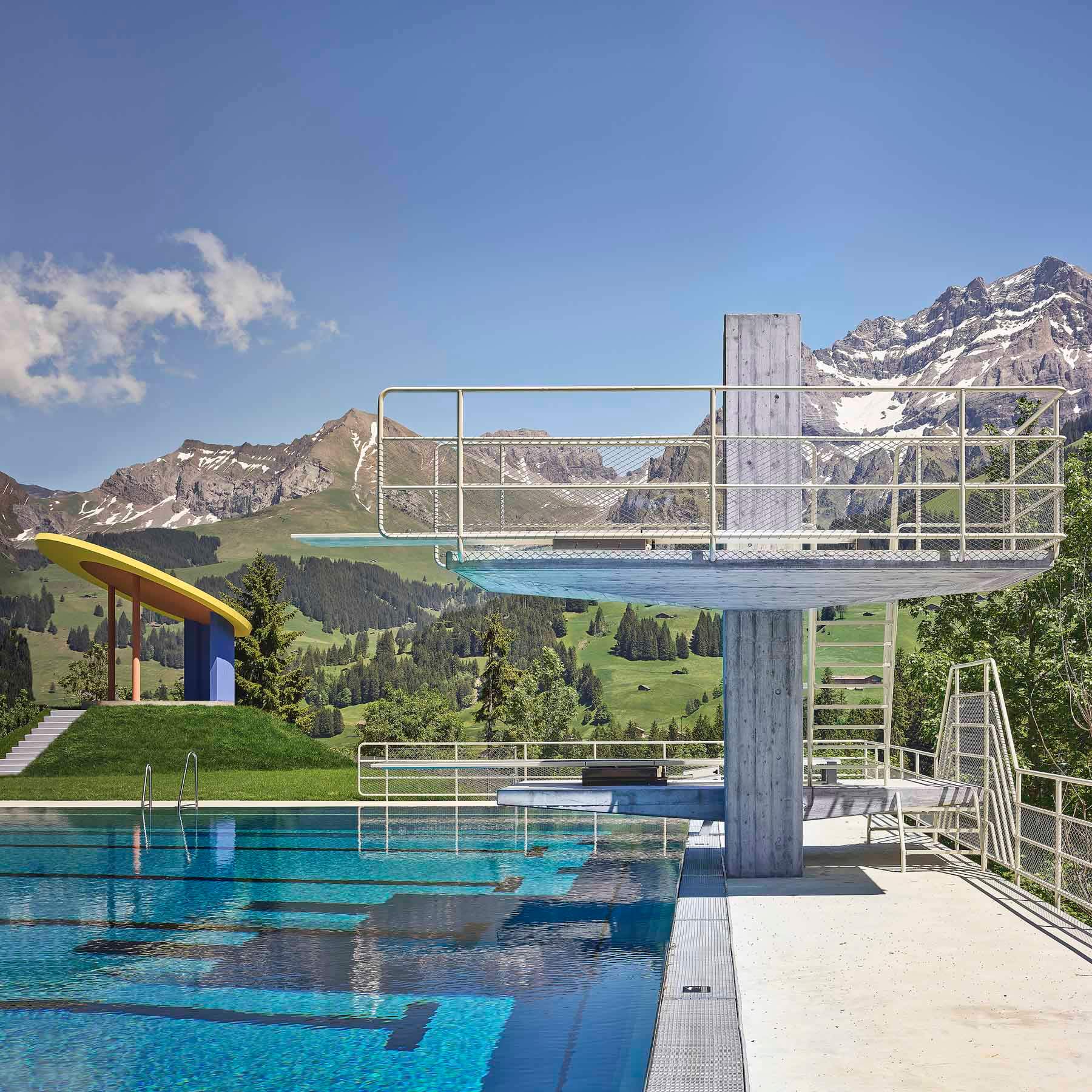 Freibad Gruebi, Adelboden