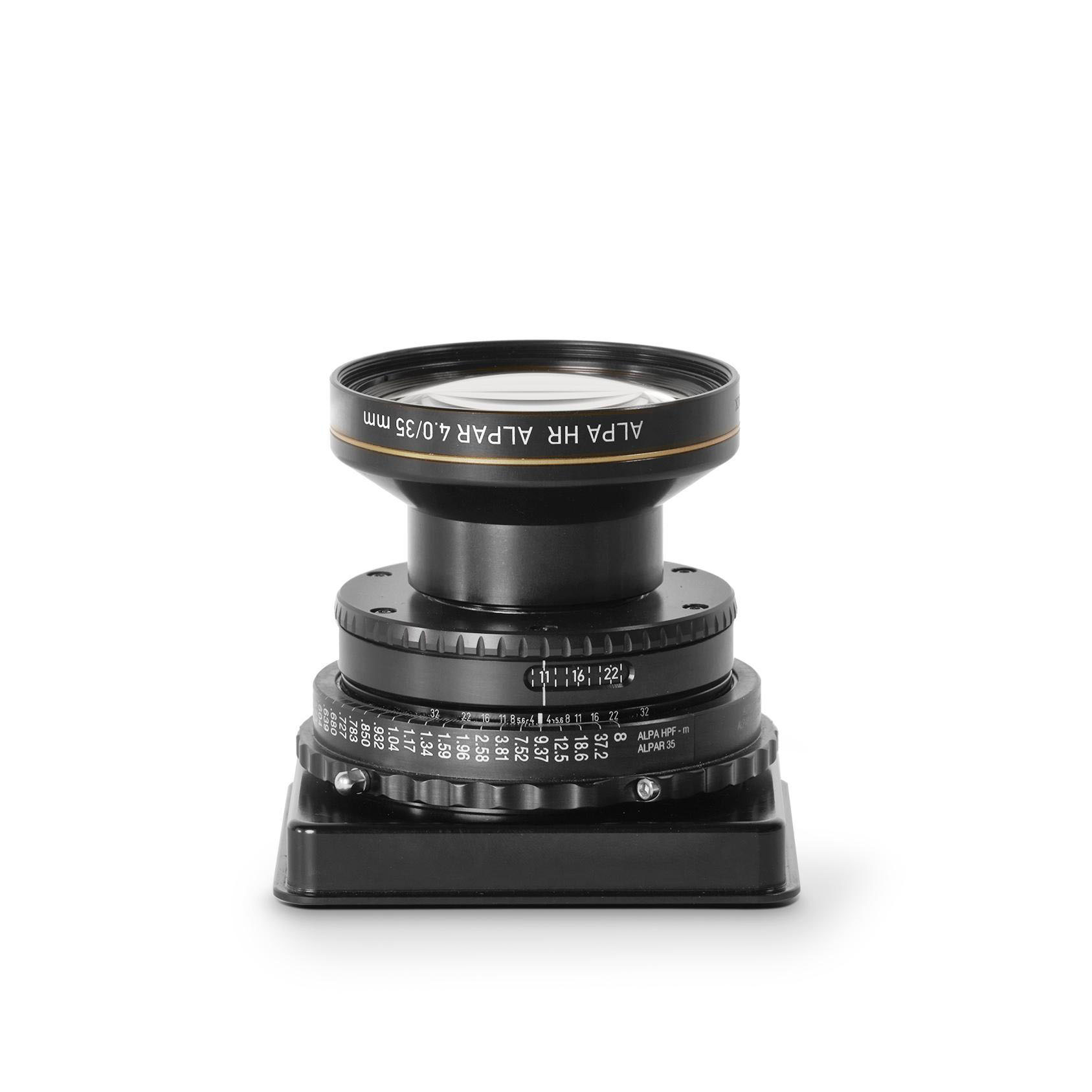 160.118.035 Rodenstock / ALPA HR Alpar 4.0/35 mm, LB, in Aperture Unit
