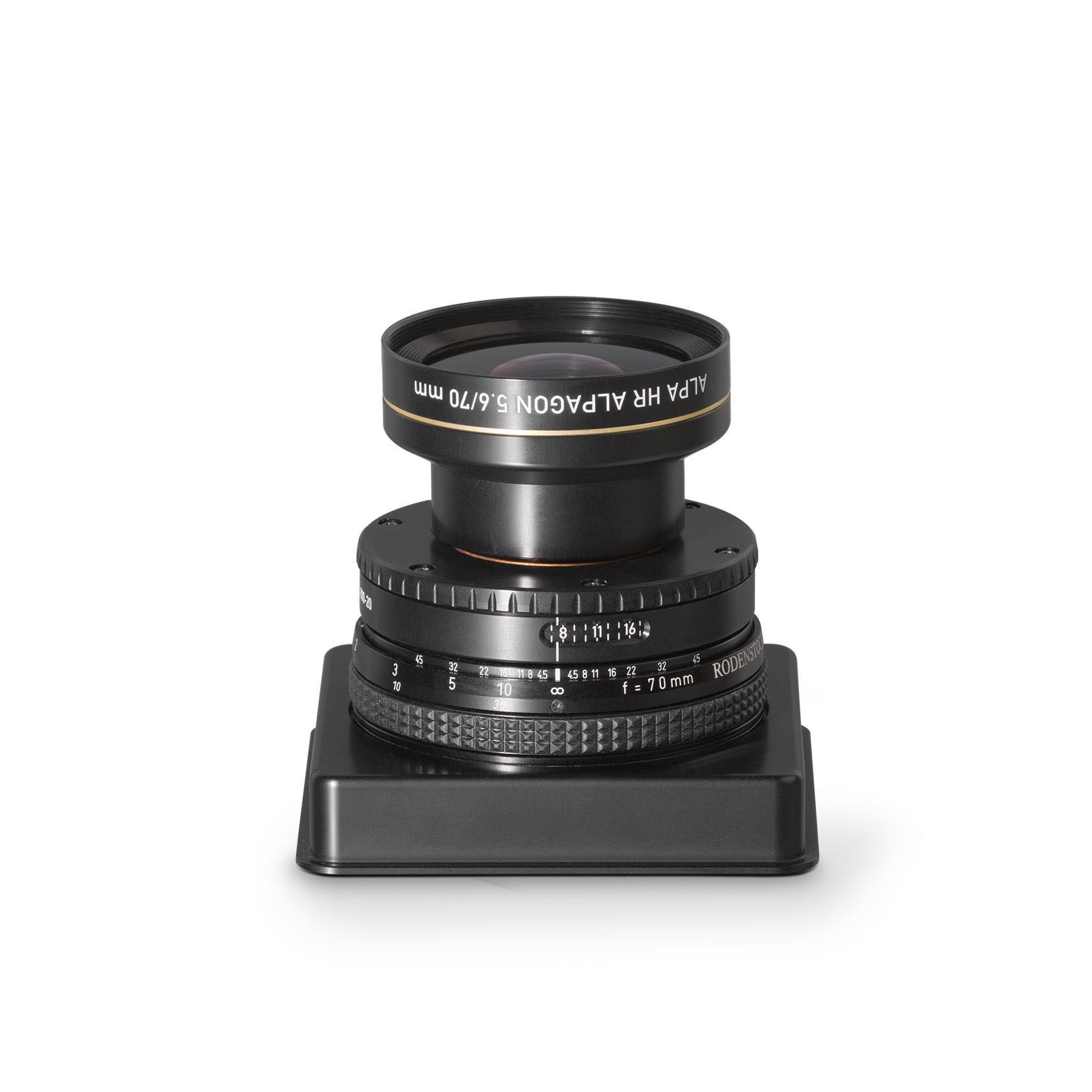 160.118.070 Rodenstock / ALPA HR Alpagon 5.6/70 mm, LB, in Aperture Unit