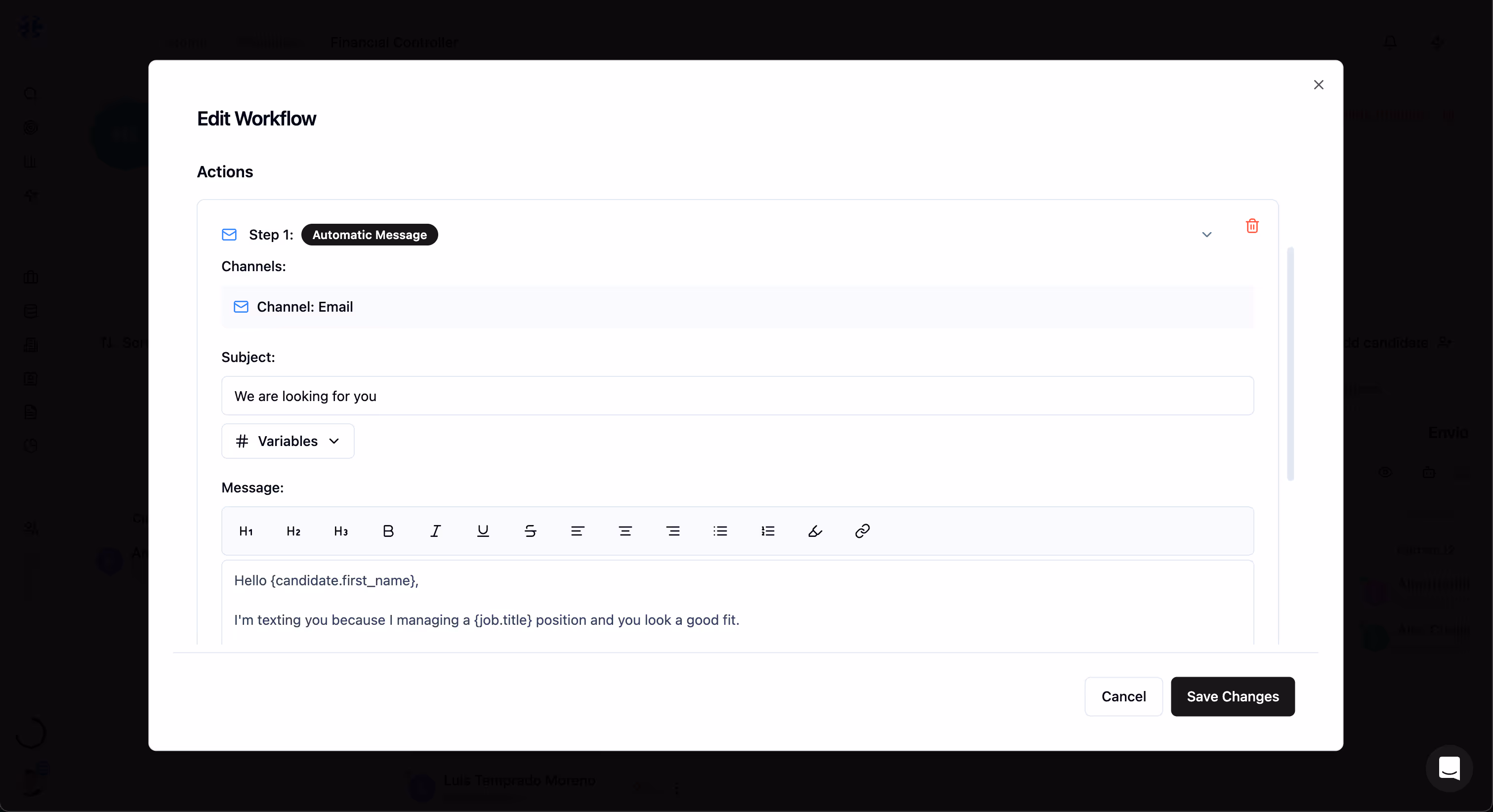 Outreach and automations features