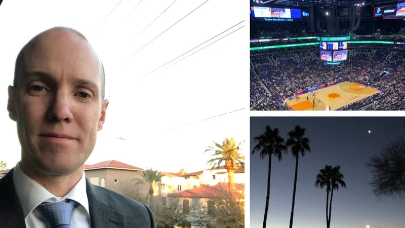 Mats Ljungqvist during a business trip in the United States