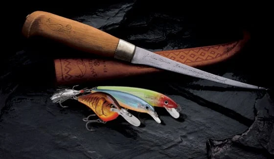 Rapala fishing knife and lures