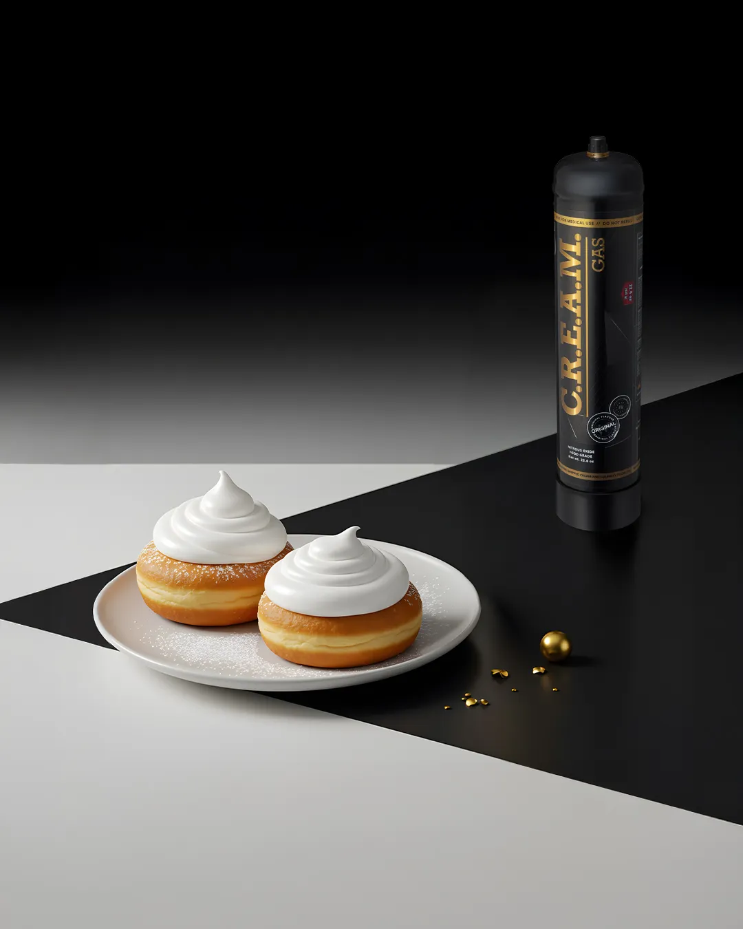 Creamer – whipped cream preparation