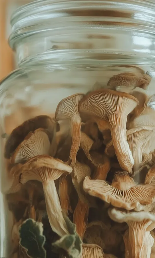 dry mushrooms
