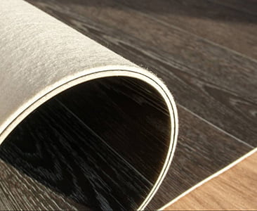 Easier installation and removal with sheet vinyl floors