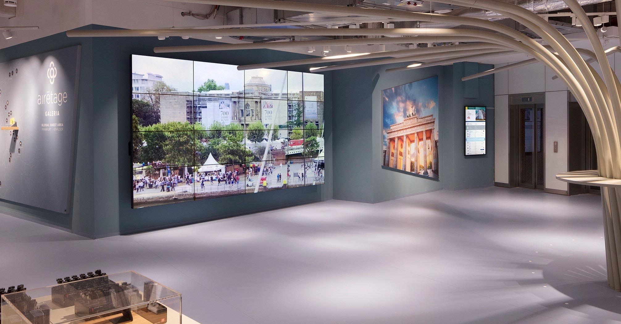 Indoor LED-Wall in einem Einzelhandelsgeschäft