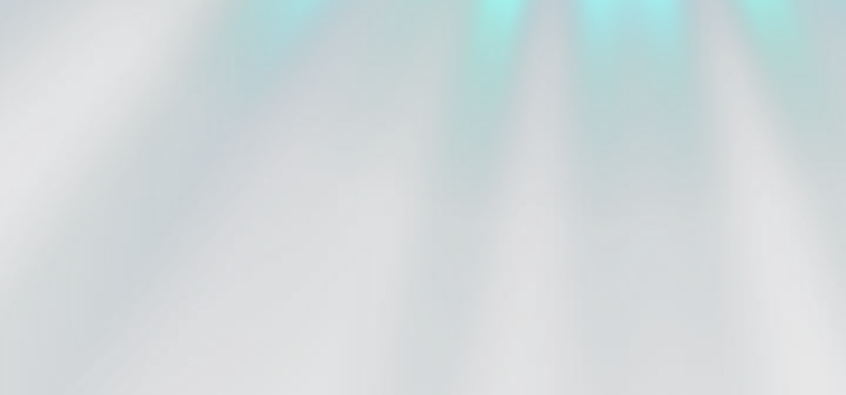 Abstract dark background with teal light beams shining downward.