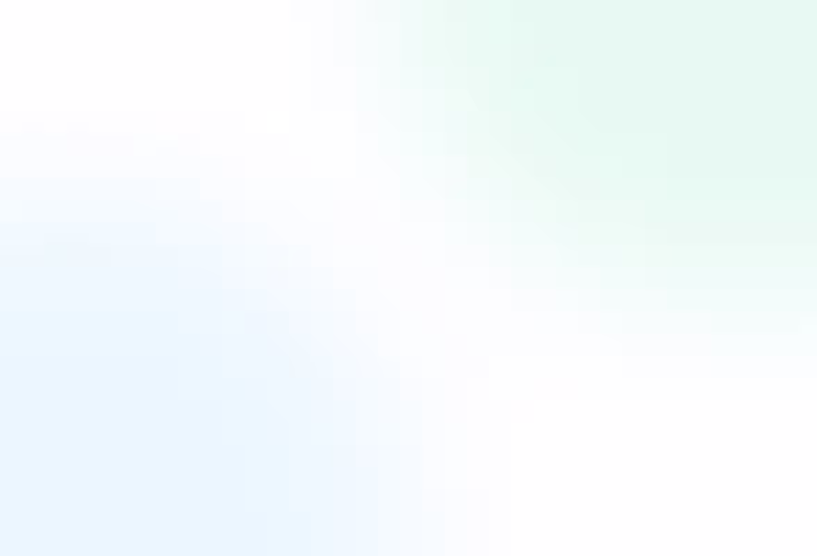 Abstract pastel gradient background blending light blue and pale green tones.