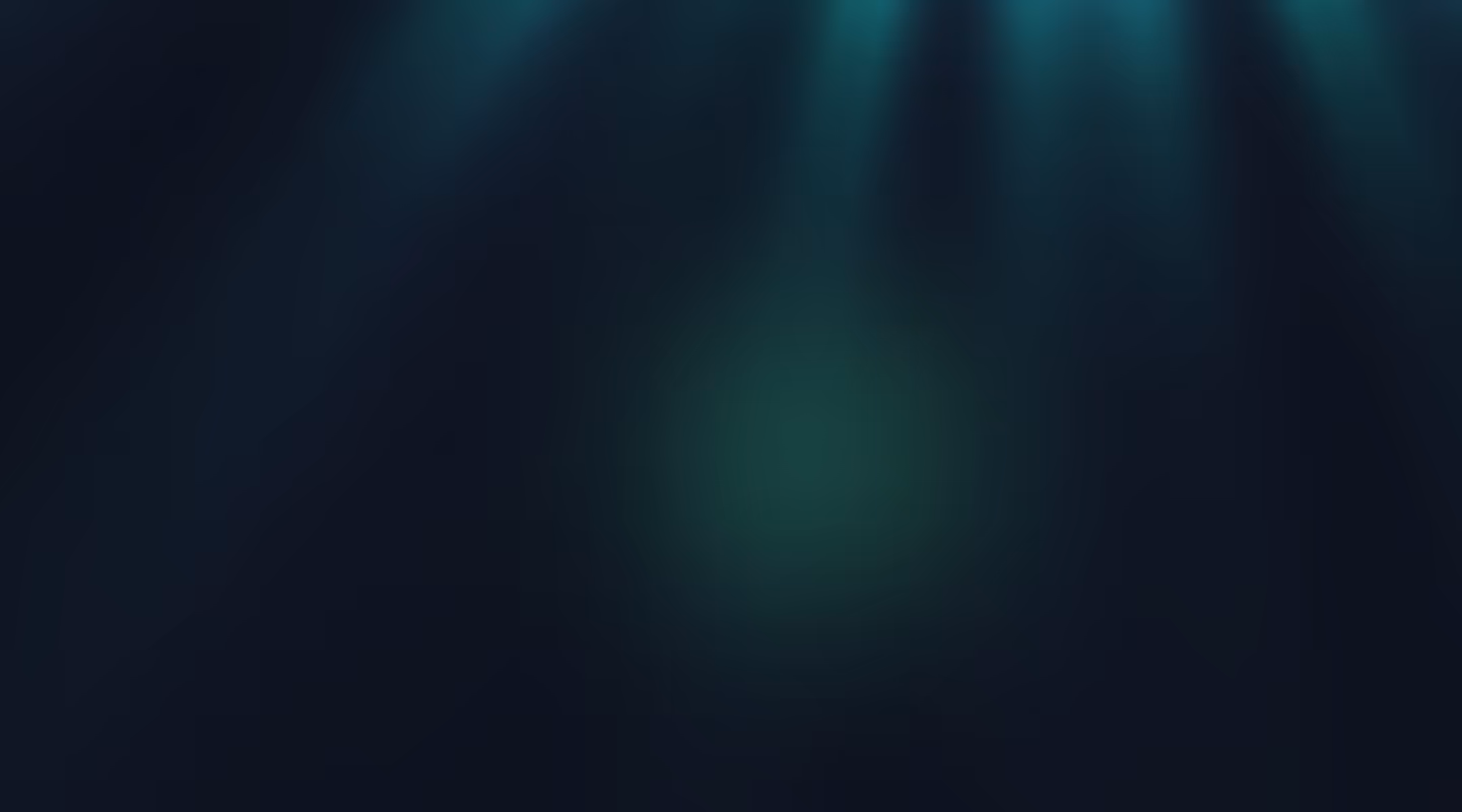 a green light shining through the dark