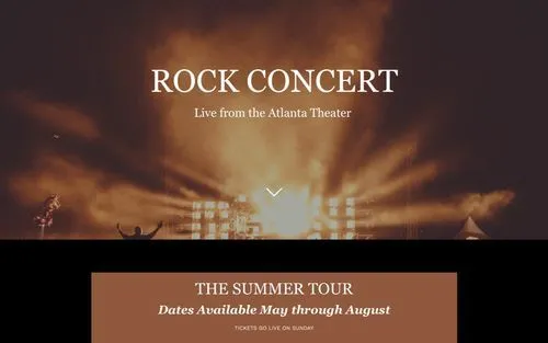 a poster for a concert