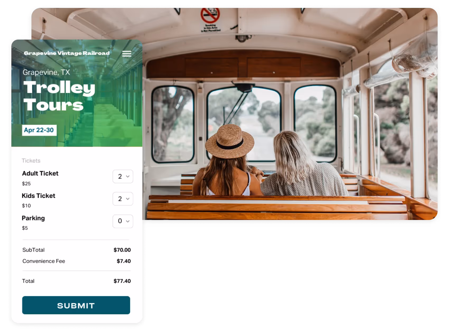a screenshot of a phone showing two women sitting on a bus