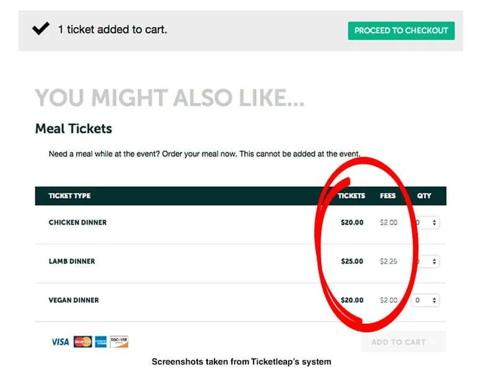 a screen shot of a ticket