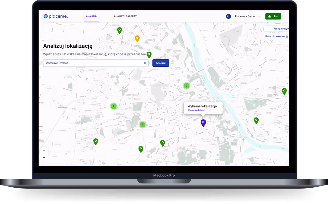 Aplikacja Placeme - Zarzadzanie siecia