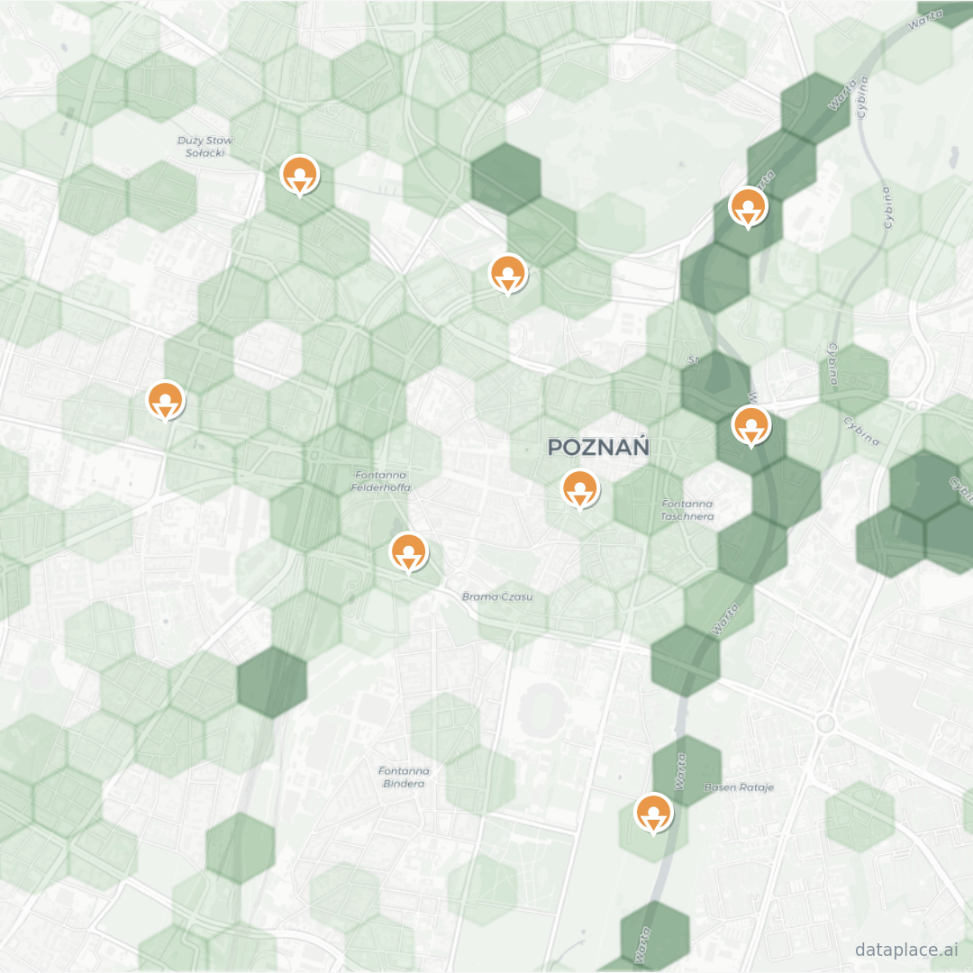 Location attractiveness index - evaluate location potential in Placeme