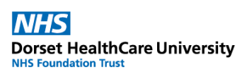 A logo of the Dorset Healthcare University