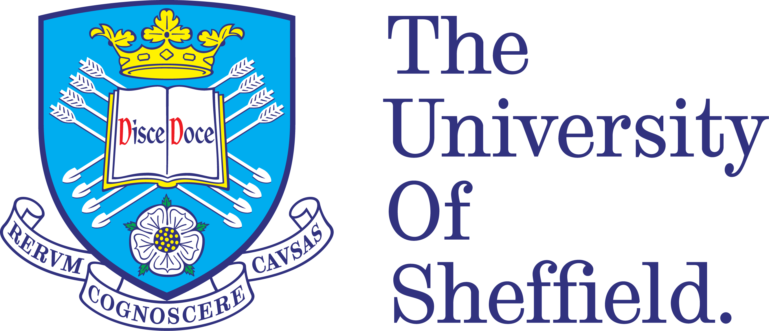 A logo of the University of Sheffield