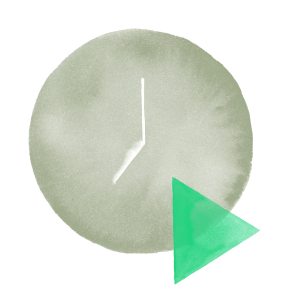 An illustration of a clock