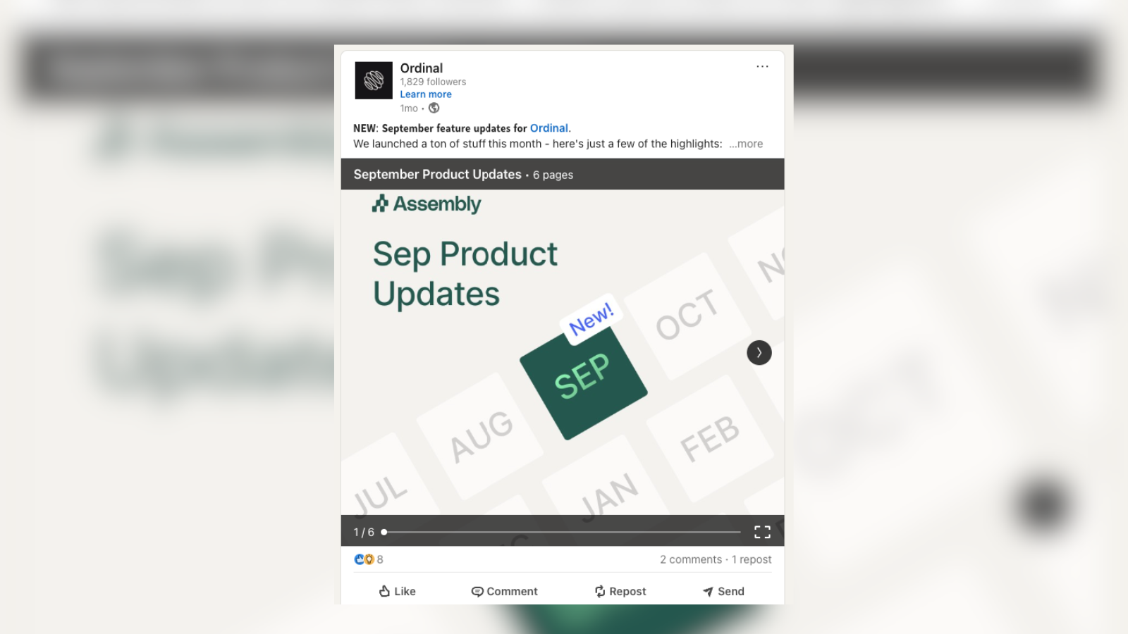 A screenshot of a LinkedIn Carousel Post
