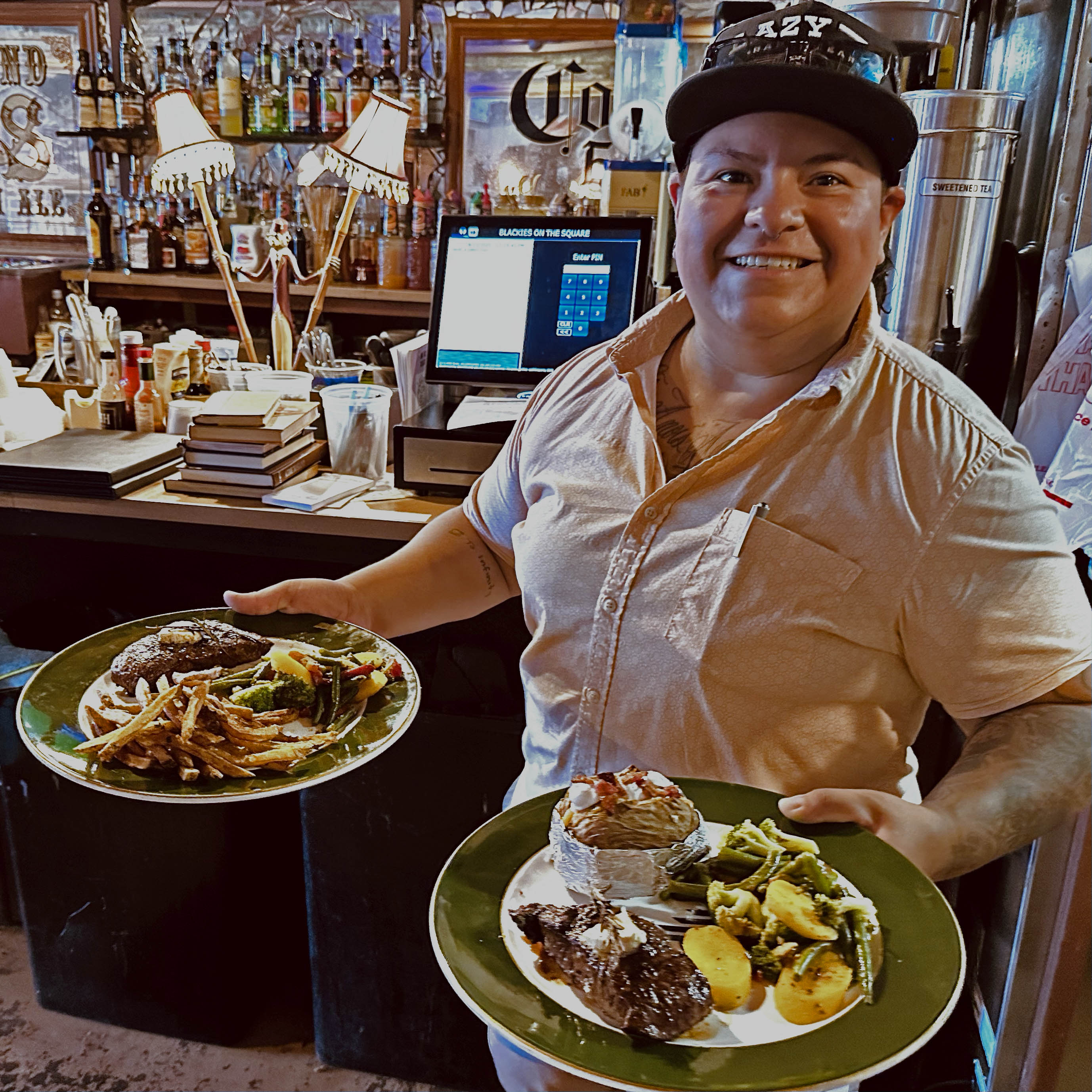 image of plated gourmet dish (for a fine dining restaurant)