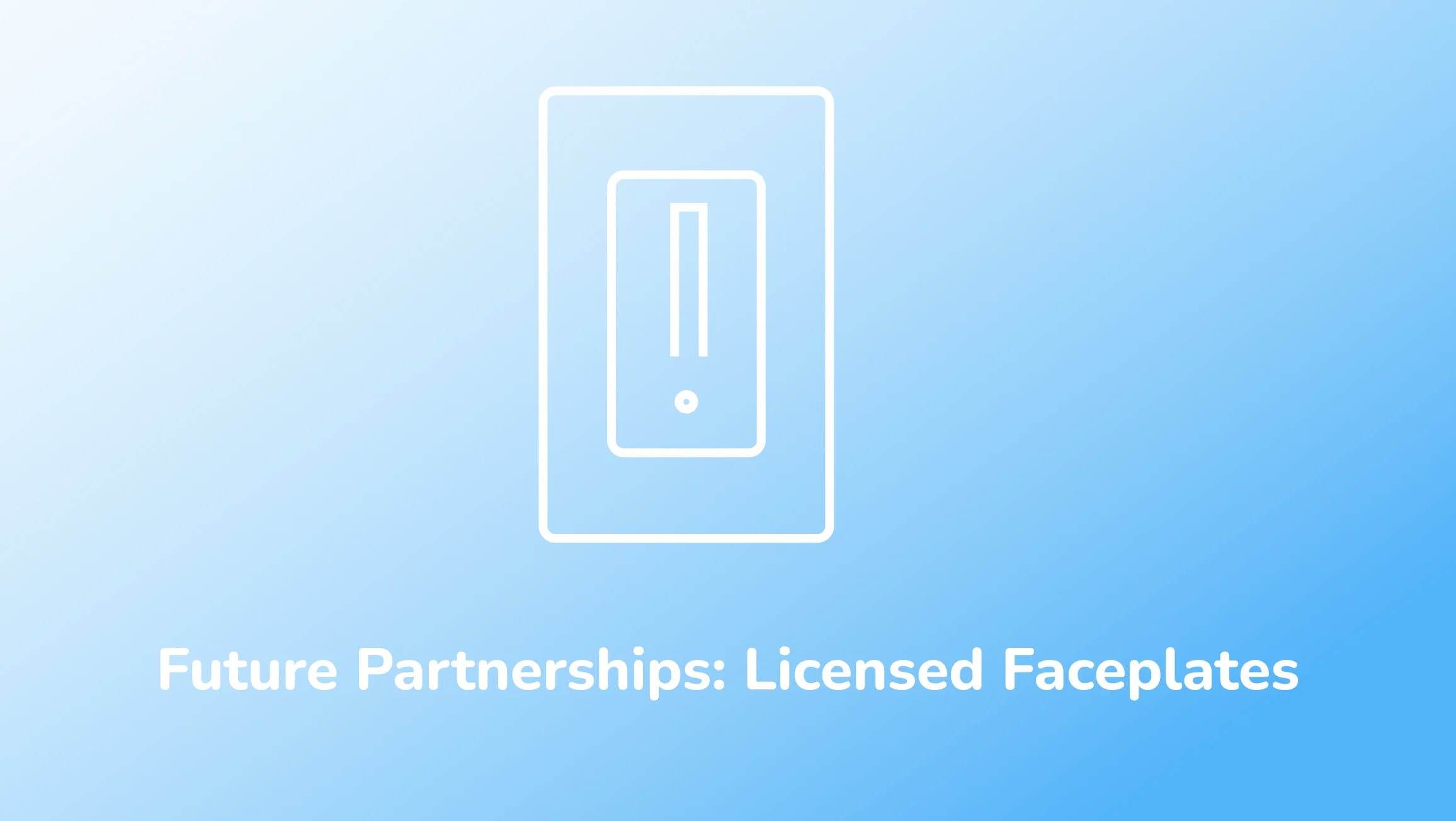 Concept rendering of Disney-themed decorative faceplates for iotty smart switches