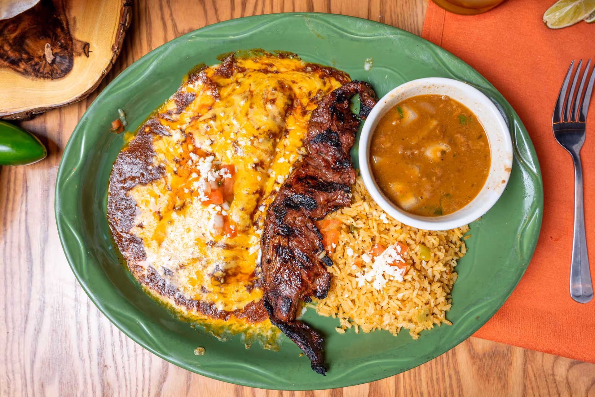 A specialty dish from Pablo’s Mexican Kitchen