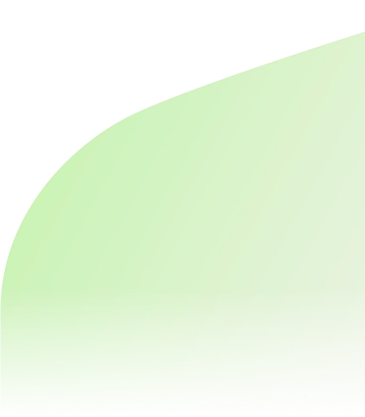green gradient backdrop