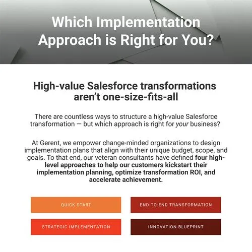 Which Implementation Approach is Right for You?