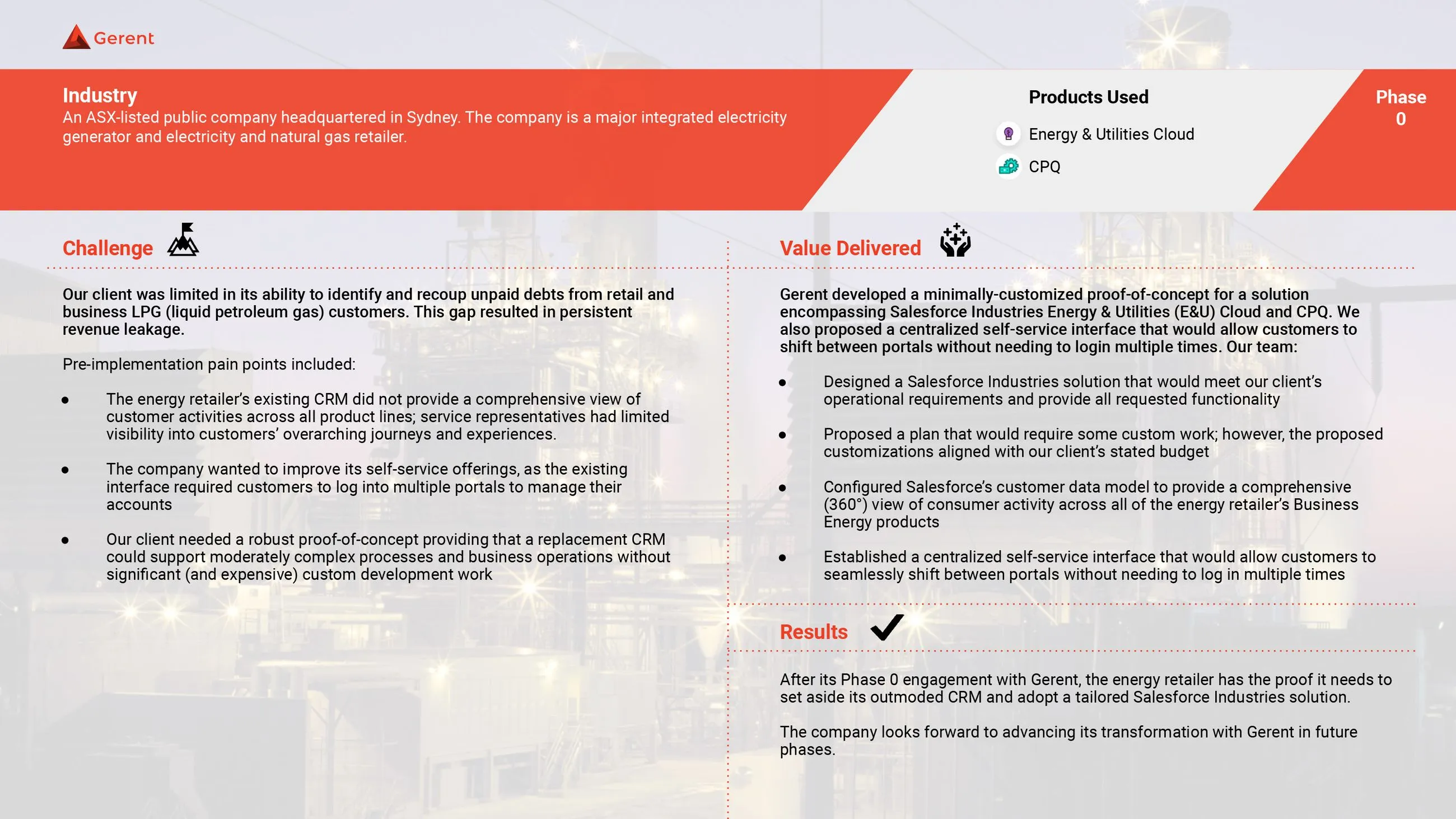 Energy Provider - Utilities (Electric) Cover