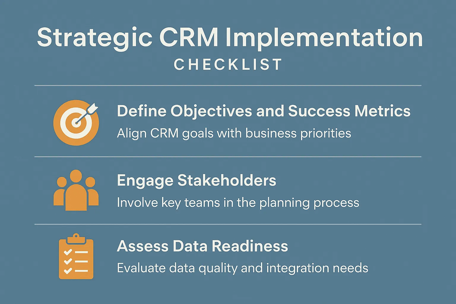 Strategic CRM Implementation Services