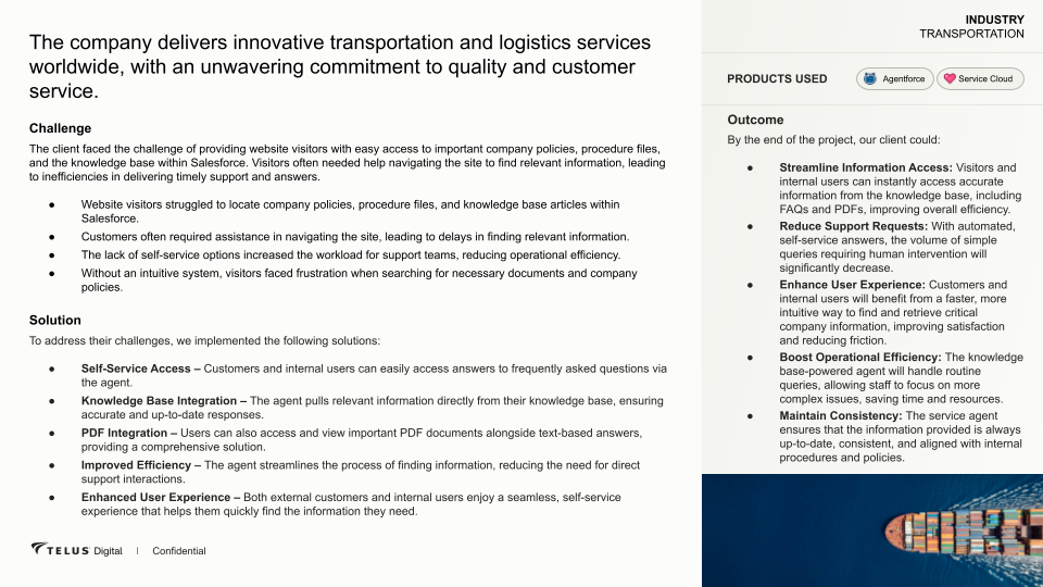 Transportation and Logistics cover