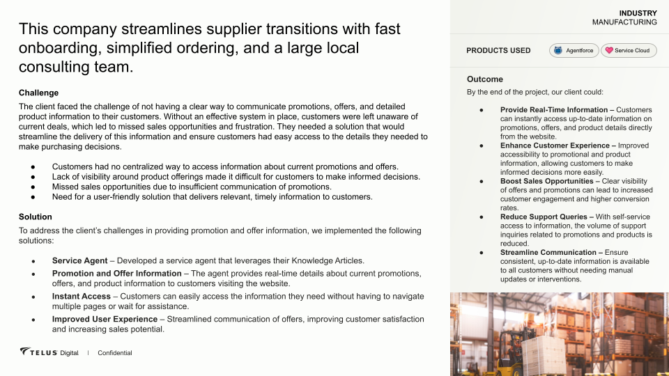 Manufacturing Company Cver