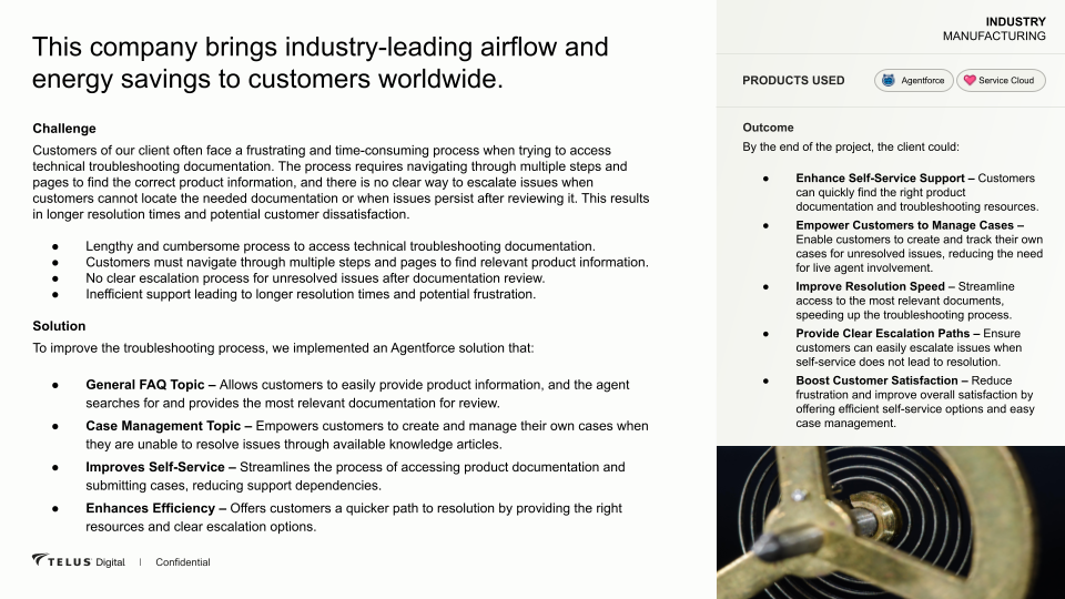 Manufacturing Company Cover