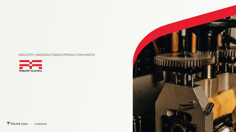 Methods Machine Tools - Manufacturing (Production Parts) Cover