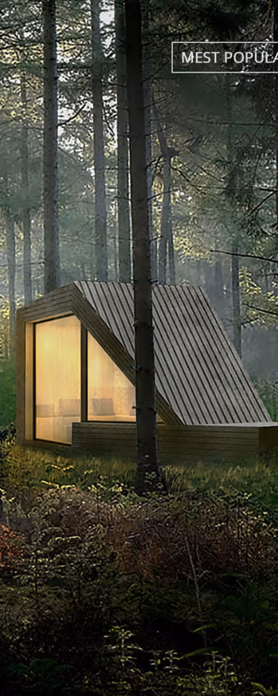 Illustrasjon av den prisvinnende Utestua 10