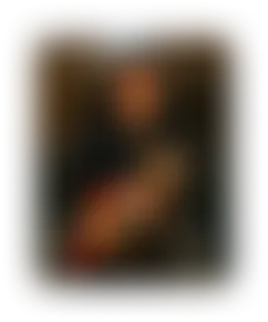 A blurry photo of a woman